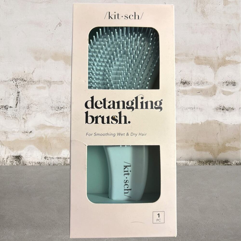 Kitsch Haze Blue Detangling Brush NIB